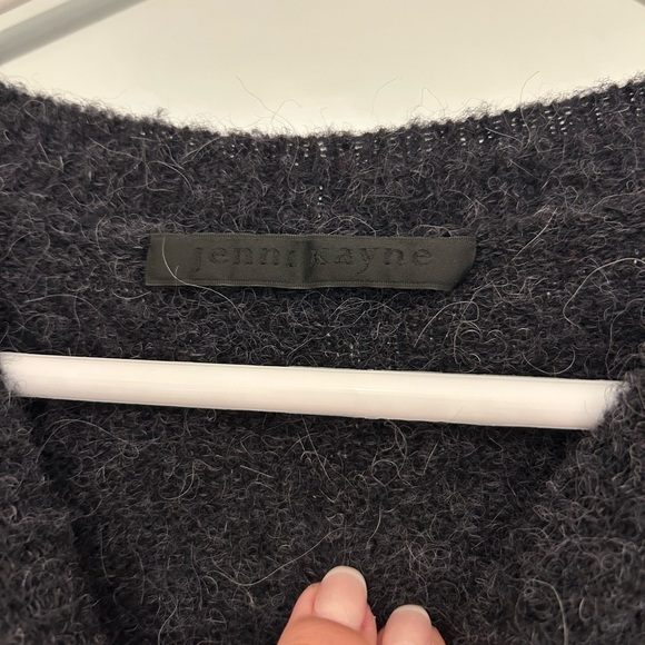 Jenni Kayne Charcoal Crew Neck Sweater - Picture 3 of 6